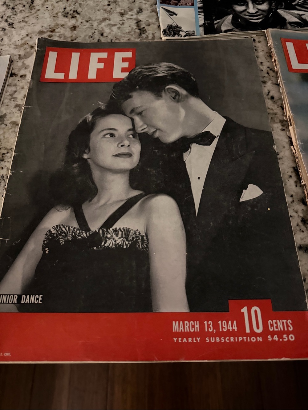 Vintage Black & White Cover Art Print - Classic Romance 1944